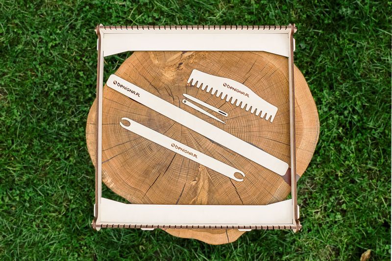 Krosno tkackie, pole robocze 40x40 cm zdjęcie 5