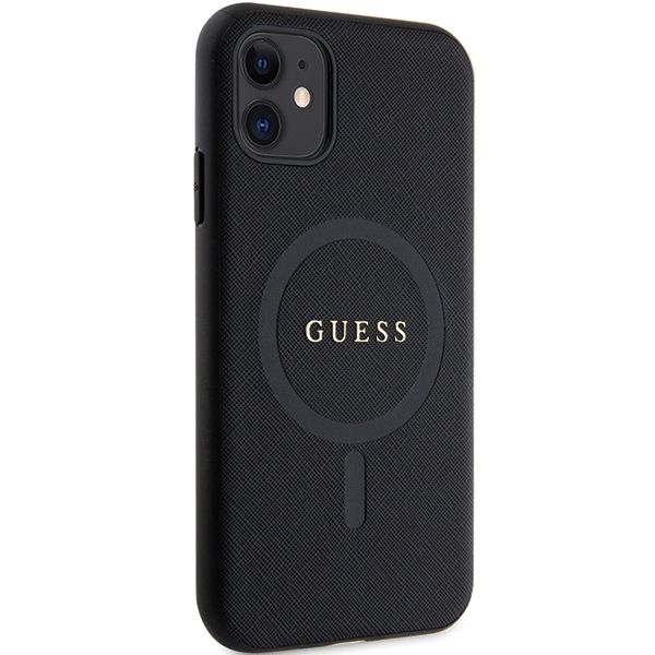 Etui Guess do iPhone 11, iPhone XR, Czarny, MagSafe zdjęcie 4