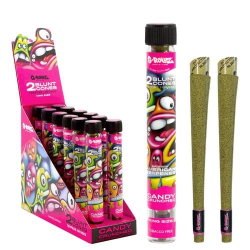 wrapy konopne g-rollz candy crunched - 2 szt. na Arena.pl