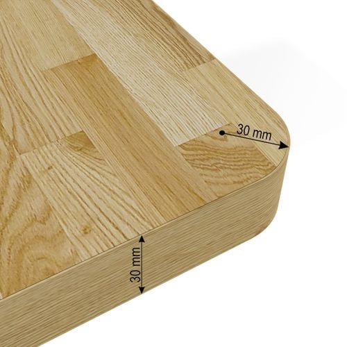 Biurko elektryczne  BIMOTION 2S 120x80x3 cm 72-120 cm biały / fornir dąb na Arena.pl