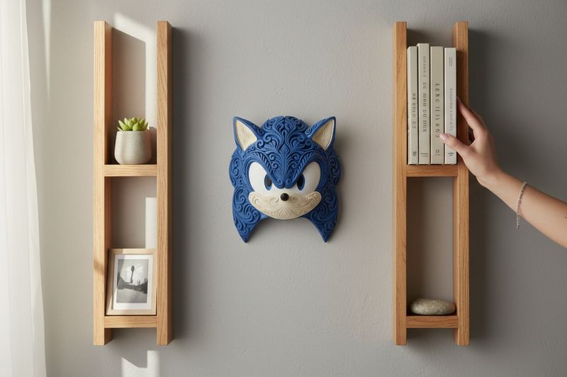 Dekoracja Ścienna Sonic 3D PLA zdjęcie 4