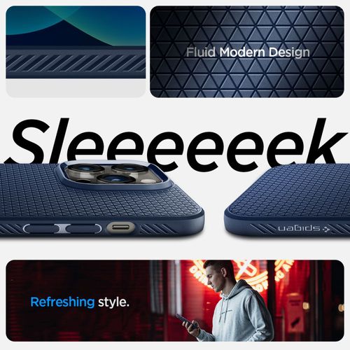 spigen liquid air iphone 14 pro navy blue na Arena.pl