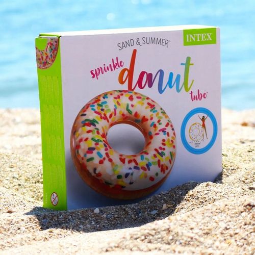 Koło do Pływania na Plażę Dmuchane Kółko do Pływania nad Wodę 99cm INTEX na Arena.pl