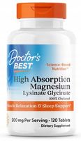 Dr Best High Absorption Magnesium 100mg WYSOKO PRZYSWAJALNY MAGNEZ 120tab