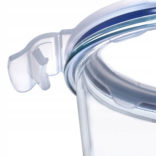 KADAX Szklany Pojemnik Na Żywność 1300ml Z Pokrywką Śniadaniówka zdjęcie 7