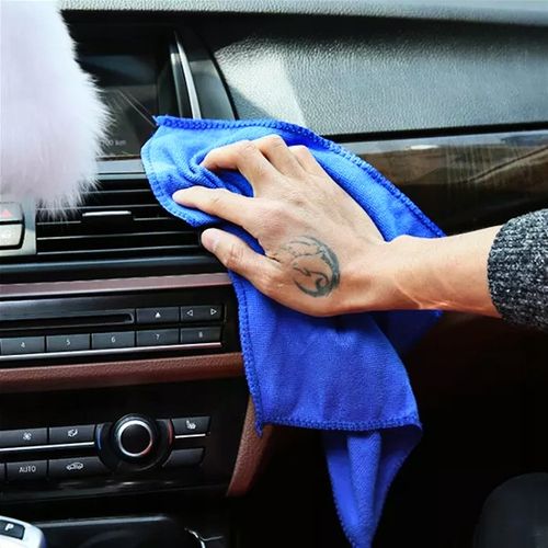 SCIERKA Z MIKROFIBRY 30X30 CM MIĘKKA I DELIKATNA MIKROFIBRA DO KOKPITU AUTA na Arena.pl