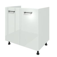 AMIGA KU-DZ80 Szafka 80 cm dolna fronty akryl biały połysk