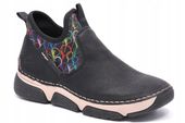 Botki Rieker 45957-00 Czarne Rozmiar 38