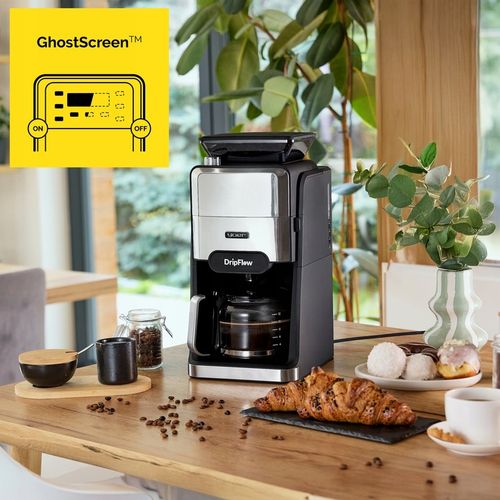 Ekspres przelewowy do kawy z Młynkiem żarnowym Yoer 1520W 1,5L +Programator na Arena.pl