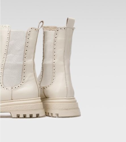 Inuovo Skórzane botki beżowe r41 na Arena.pl