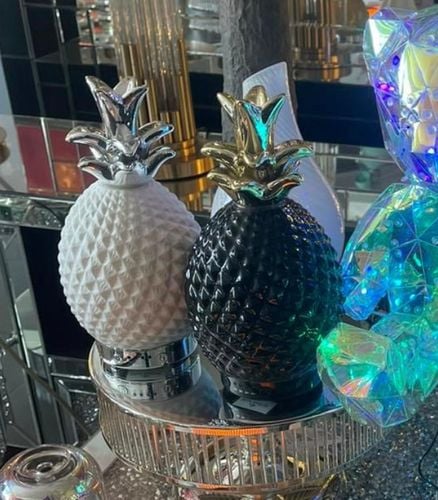 Dyfuzor zapachowy ananas biały / srebrny na Arena.pl