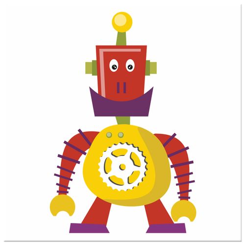 Obraz Drukowany 30X30 Długoręki Robot na Arena.pl