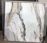 Gres marmuropodobny 60x60 CALACATTA CARRARA złoto