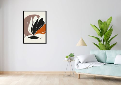 Plakat 64x90cm Elegancja Roślinna na Arena.pl