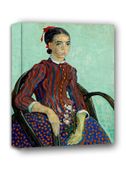 La Mousmé, Vincent van Gogh - obraz na płótnie 20x30 cm