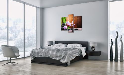 Obraz Na Płótnie - Storczyk Kamień - 95X80 Cm - Cb95X80-2167 na Arena.pl