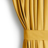 Zasłona VELVET styl klasyczny na taśmie 140x270 musztardowa AmeliaHome