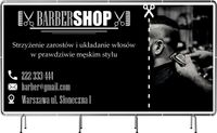 BANER REKLAMOWY 100x50cm projekt w cenie BARBER SHOP dużo wzorów