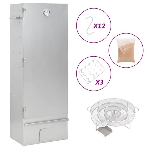 Wędzarnia z generatorem zimnego dymu, stal galwanizowana na Arena.pl