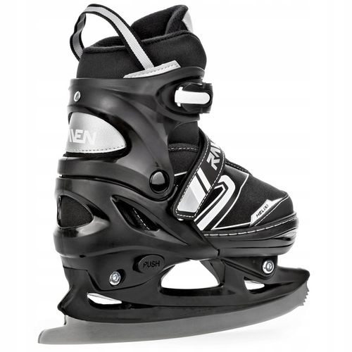 Rolki Łyżwy Wrotki 4w1 Regulowane RAVEN Helixi Black/Grey 34-37 Kółko LED na Arena.pl