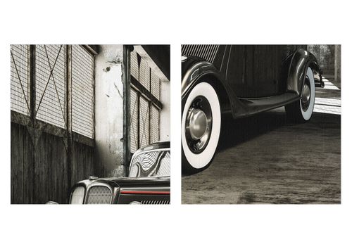 Obraz Na Płótnie - Samochód Garaż  - 95X80 Cm - Cb95X80-2557 na Arena.pl