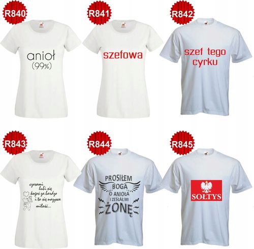 koszulka DLA PAR mąż idealnej żony PREZENT na Arena.pl