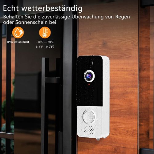 Dzwonek Do Drzwi Z Kamerą Wykrywanie Ruchu Ip66 Hd na Arena.pl