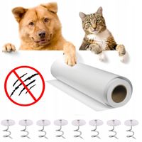 FOLIA OCHRONNA NA ŚCIANĘ MEBLE FOLIA PRZECIW DRAPANIU PSA KOTA 140x60 GRUBA