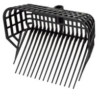 kerbl widły do stajni z poszerzonym koszykiem