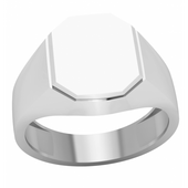 SREBRNY SYGNET GŁADKI SREBRO PRÓBY 925