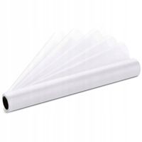 Organza gładka, biała, 36 cm x 9 m, 1 rolka