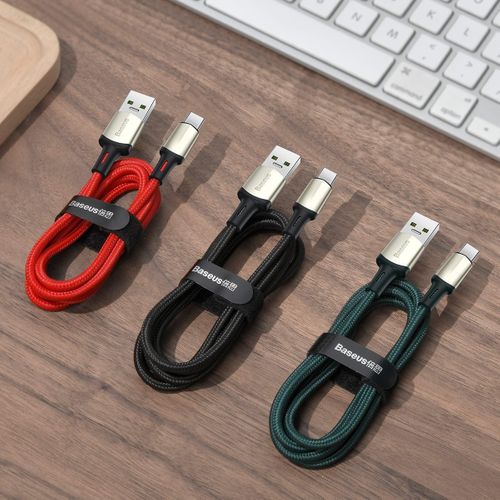Kabel USB-C Baseus Cafule, VOOC, QC, 5A, 1m (czerwony) na Arena.pl