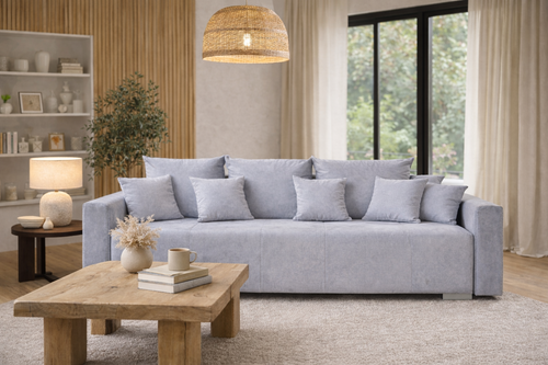 Kanapa z funkcją spania Sofa do salonu EMA na Arena.pl