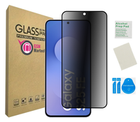 Szkło prywatyzujące do SAMSUNG GALAXY S25 FE na ekran czarna ramka privacy