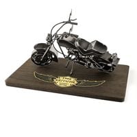 Model Motocykla Metalowy Złożony Prezent z Grawerem 40 Urodziny dla Faceta