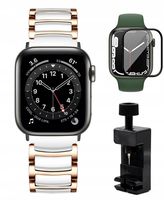 PASEK BRANSOLETA DO APPLE WATCH 1 2 3 4 5 6 7 8 SE/38mm/40mm/41mm + SZKŁO