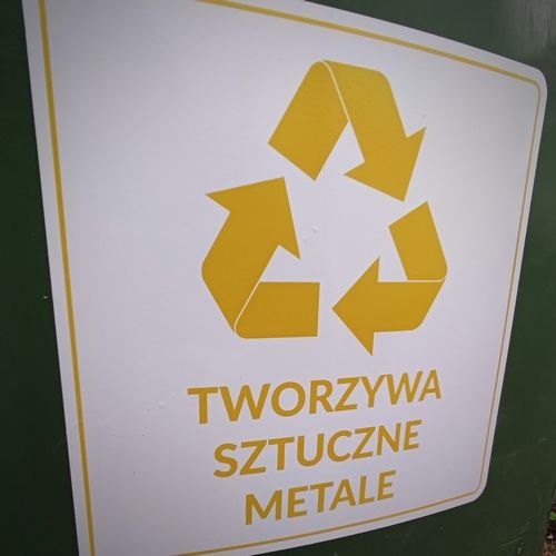 NAKLEJKA BIO na KOSZ ODPADY do segregacji śmieci 20 cm na Arena.pl