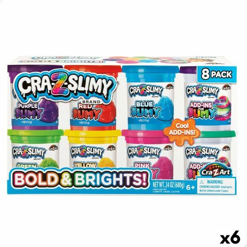 Zabawa z Plasteliną Cra-Z-Art Bold&Brights (6 Sztuk) Slime na Arena.pl