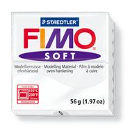 masa termoutwardzalna fimo soft 57g - biały - 0