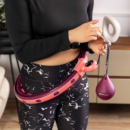 Hula hop z licznikiem obciążeniem odchudzające z wypustkami smart na Arena.pl