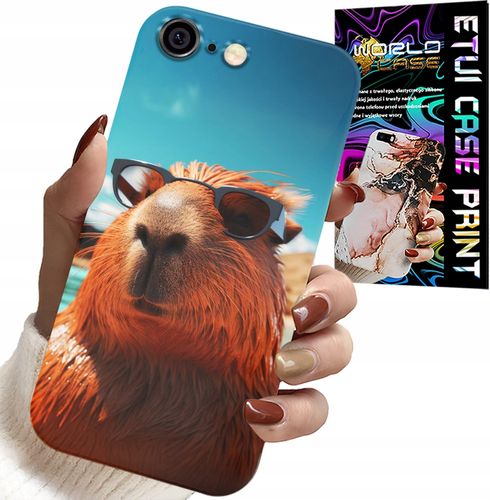 ETUI DO IPHONE ( 6 PLUS ) - SŁODKA KAPIBARA, CAPIBARA CASE + SZKŁO na Arena.pl