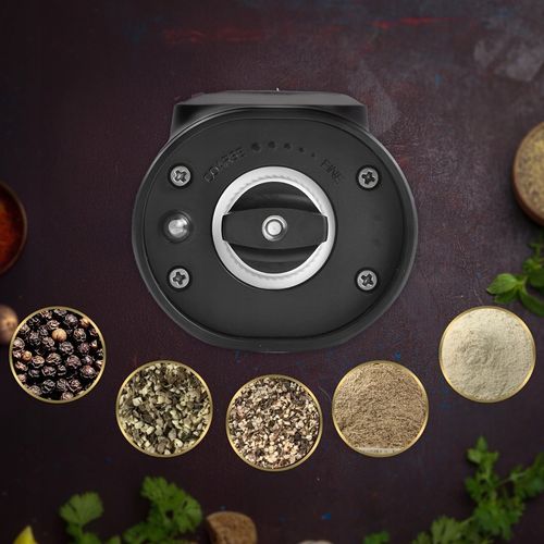 Młynek elektryczny do pieprzu i soli Fizz z akumulatorem Podstawka na Arena.pl