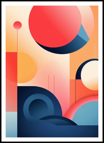 Plakat 70x100cm Geometryczne Marzenia na Arena.pl