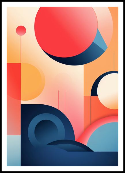 Plakat 70x100cm Geometryczne Marzenia zdjęcie 3