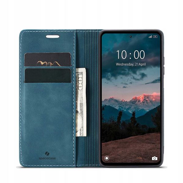 Spacecase Wallet Redmi Note 12 4G Blue zdjęcie 13