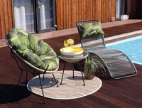 KRZESŁO FOTEL OGRODOWY ACAPULCO NA OGRÓD TARAS BALKON RATTAN SOLIDNE