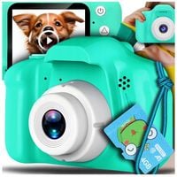 APARAT CYFROWY DLA DZIECI Dziecka Fotograficzny Kamera Zielony + KARTA 4GB