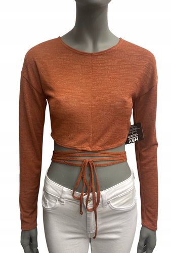 NLY ONE CROP SHEER KNIT TOP Rozmiar M na Arena.pl