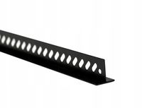 Listwa spadkowa brodzikowa, prawa 120 cm, czarna