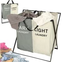 KOSZ NA PRANIE SEGREGACJA ORGANIZER 2 KOMORY